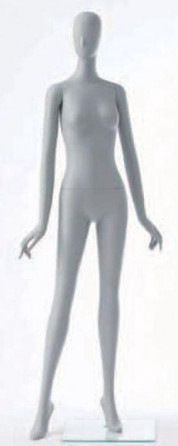Manacanh Nữ 100 - Nhựa Trắng  - Đứng bước 1 chân sang phải